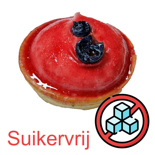 Suikervrij Vlaaitje Aardbei