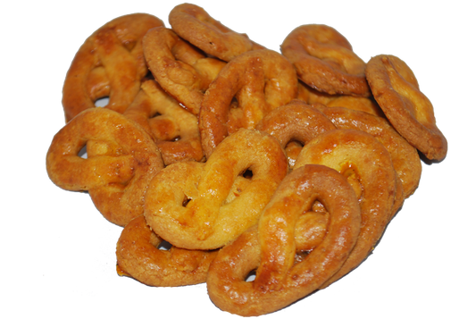 Zoute Krakelingen per ons [100 gram]